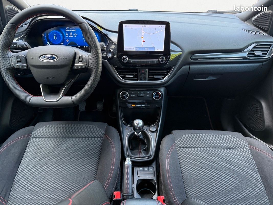 Ford puma 1.0 flexfuel ethanol 125 ch hybrid mhev st-line carplay radar de recul (image 3)