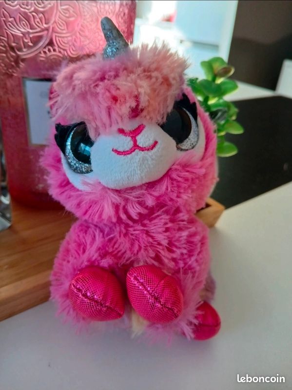 Peluche licorne rose (image 6)