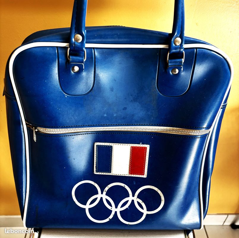 Sac De Sport Vintage 70s – St. Ecole George Clarens Montreux, Preppy Suisse