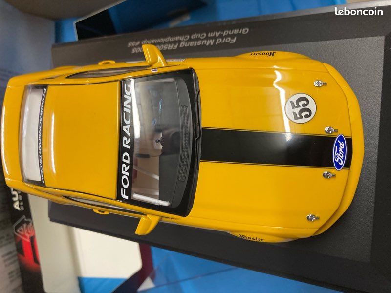 Ford mustang fr500c 2005 gt autoart 1/24 slot car racing (image 17)