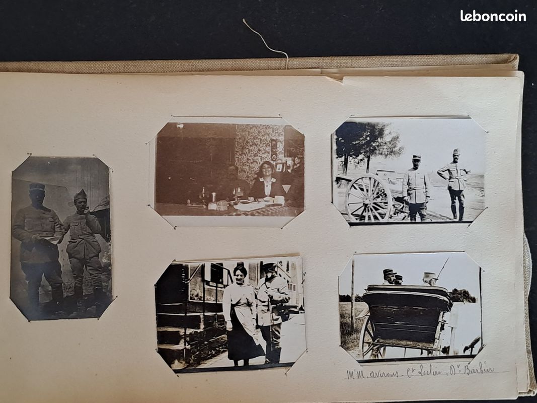 GUERRE 14-18 - ALBUM de 158 PHOTOS ORIGINALES - Plusieurs Régiments d'Infanterie: 40è,15è, 116è, 7è, 6è (image 17)
