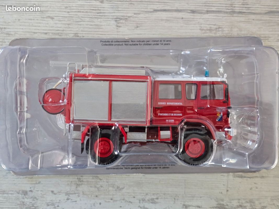 VEHICULES MINIATURES 1/43 camions pompiers EUR 15,00 - FR