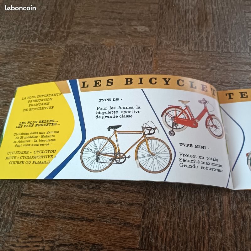 Livret prospectus dépliant flyer publicitaire motobecane motoconfort type 44 49 89 d52 d 52 95 sptt sp98 cady (image 7)