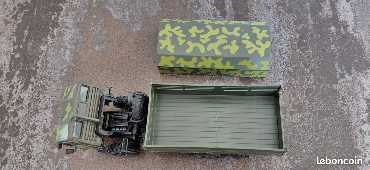 Modelo de camión remolque militar SSM Kamaz, Kama3 44108 6X4 Prime Mover, cala 1:43, fundido a
