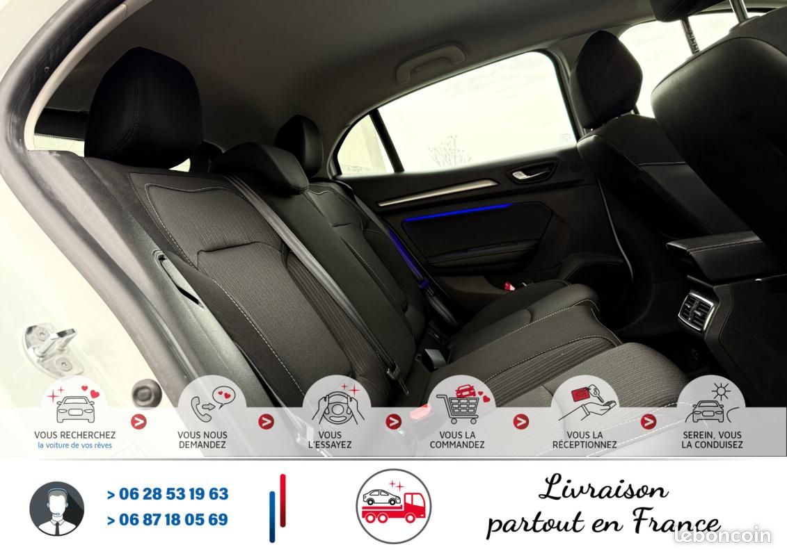 Renault Mégane IV 1.2 TCE 130 Bv6 Drive Select*Crit'Air 1 *61000Km*Moteur à Chaine*Véhicule Sous ... (image 8)