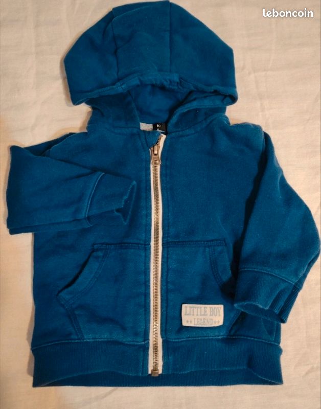 Sweat a capuche petit garçon 18 Mois kiabi (image 1)