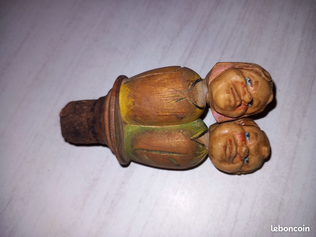 Objet insolite rare bois dure buis (image 3)