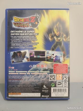 Jeu Dragon Ball Z: Ultimate Tenkaichi - Xbox 360, Version Française, CD Seul, Bon état