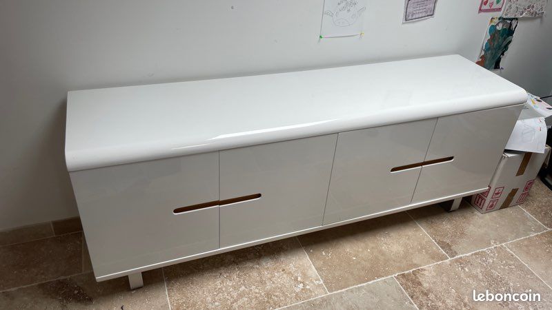 Meuble blanc laqué (image 1)