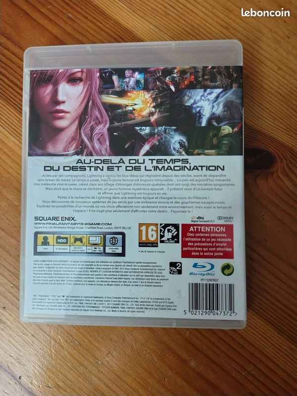 Final Fantasy XIII-2 - Edition Cristal - PS3 - Jeu Occasion Pas Cher