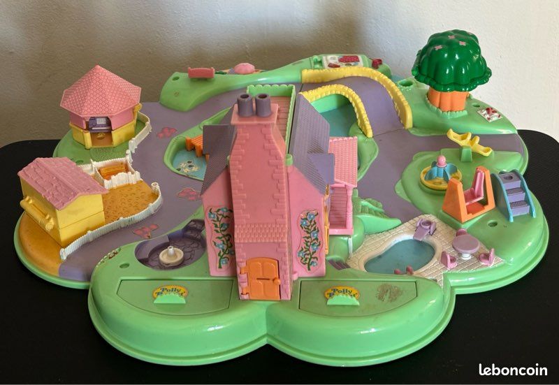 Médaillon Polly Pocket Vintage 1991 - Lulu Au Bord De La Mer - Bluebird Toys