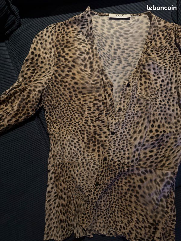 Tee shirt léopard zapa (image 2)