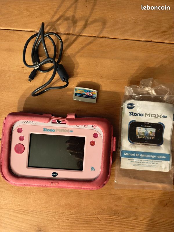 VTECH - Console Storio Max XL 2.0 7 Rose - Tablette Éducative Enfant 7