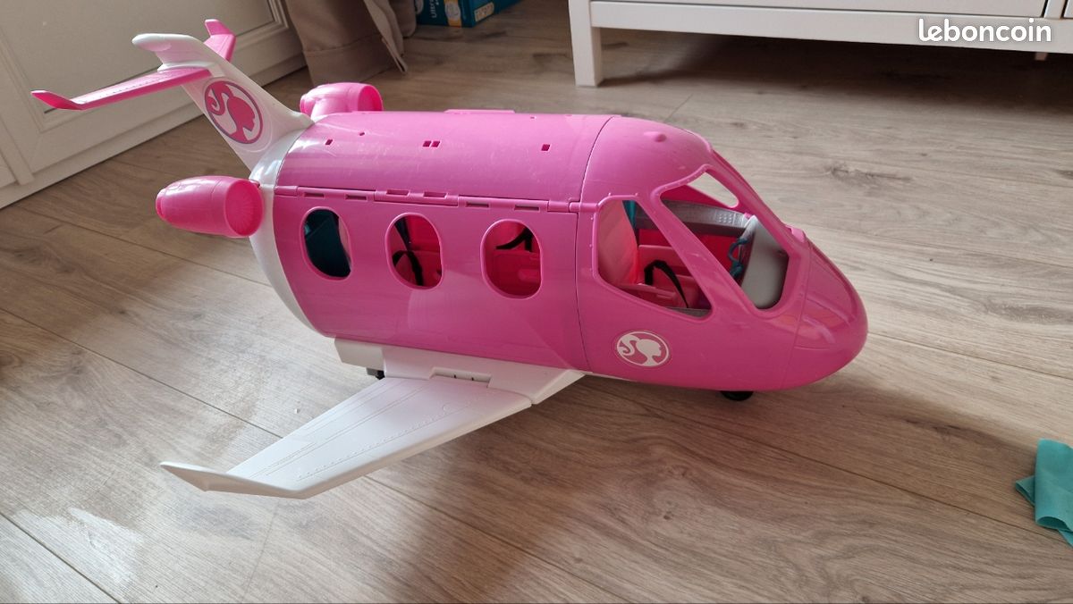 Avion barbie + chariot hôtesse (image 3)