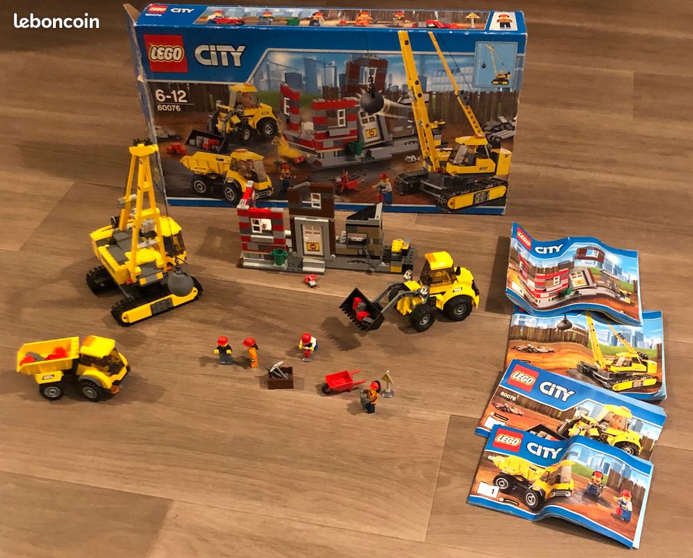 Lego 60076 Lego Demolition Set Lego City Le Chantier De
