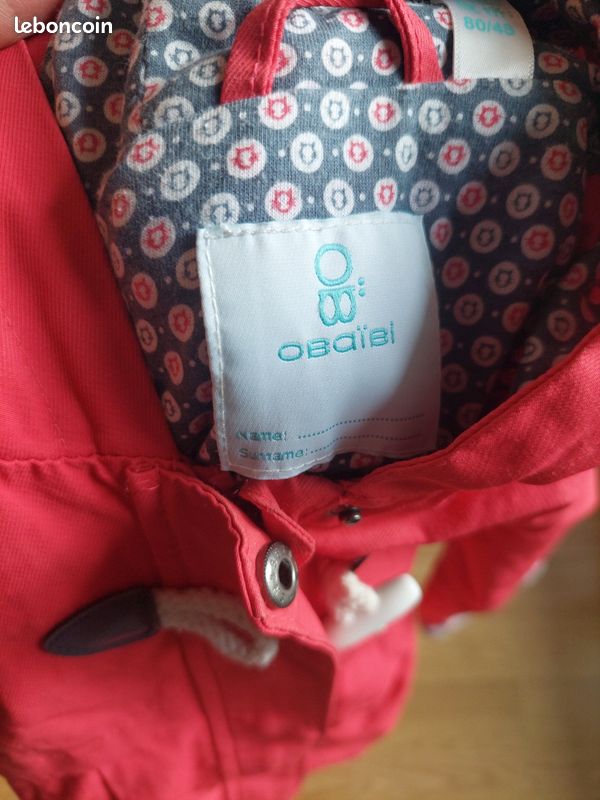 Obaidi veste trench bebe 18 mois (image 9)