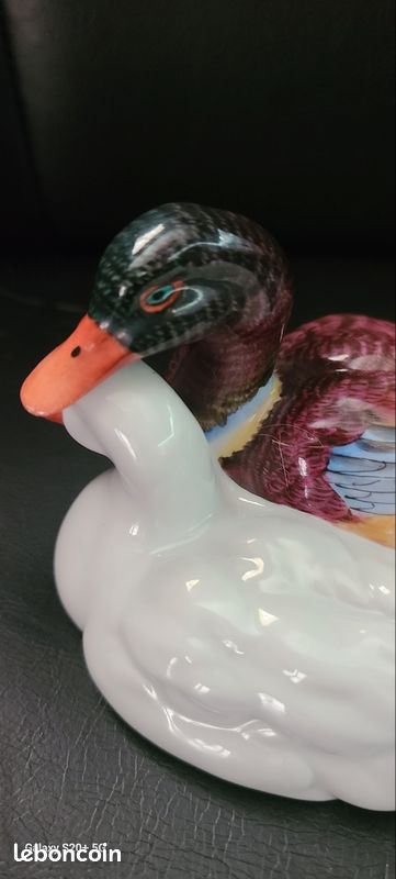 Magnifique couple de canards en porcelaine Herend Hongrie (image 7)