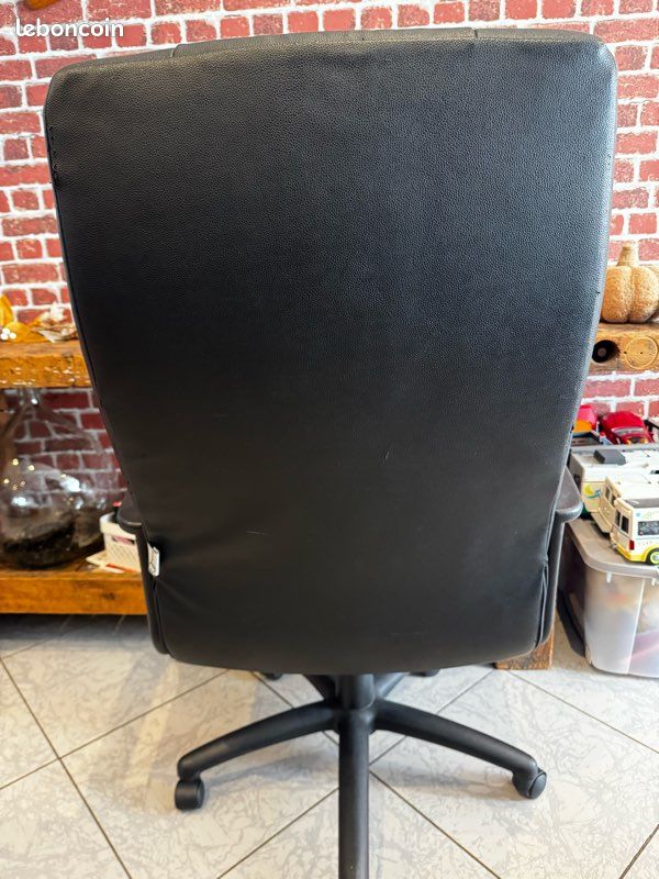 Chaise de bureau cuir (image 4)