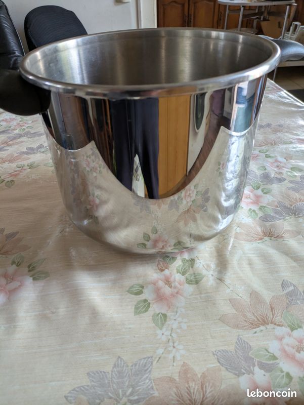 KLAUS® Faitout 20 cm INOX Tous feux et Induction + Couvercle en Inox