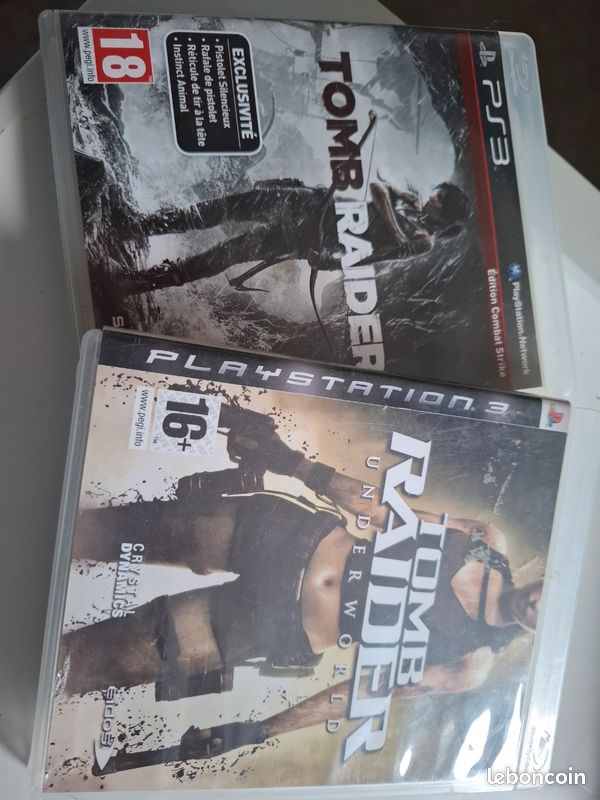 Kit Publicitaire Tomb Raider Pour PS3 - PLV Très Bon État - Collection Jeux Vidéo à Vendre