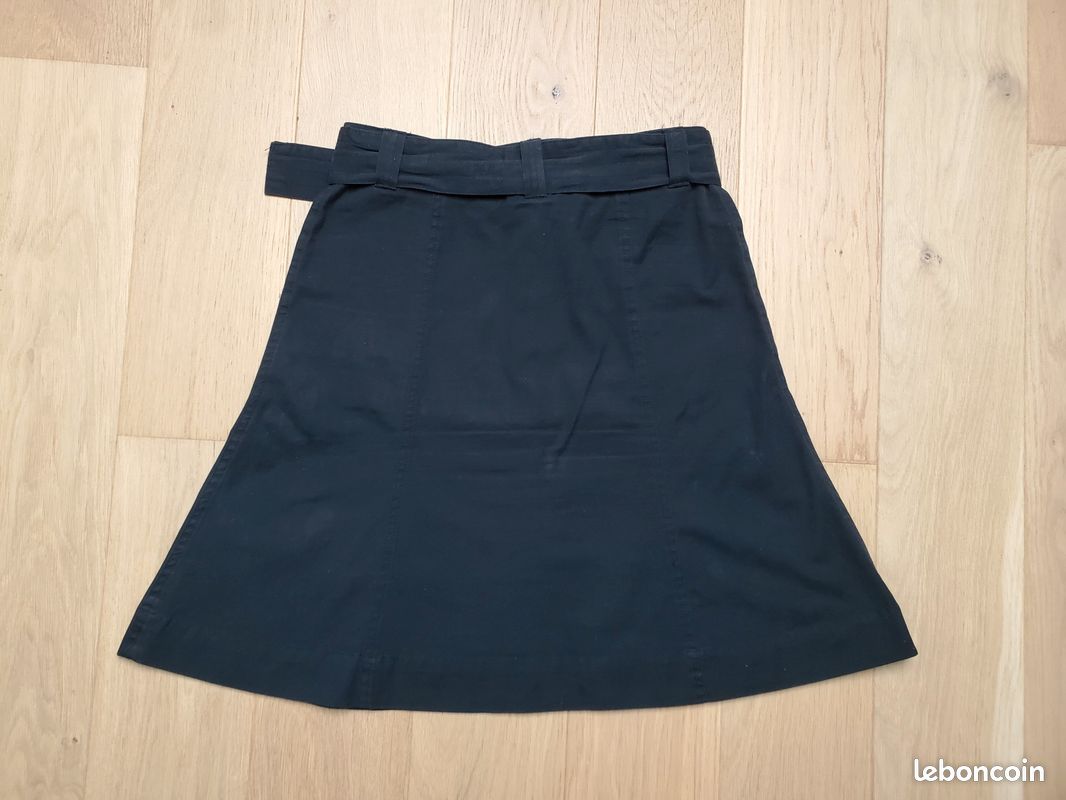 Jupe Noire Crayon Jennyfer Taille 36 - Professionnelle - Genou - Très Bon état - Fermeture éclair