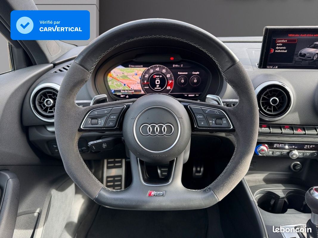 AUDI RS3 SPORTBACK 2.5 TFSI 400 QUATTRO S TRONIC 400Ch Garantie 12 mois (image 9)