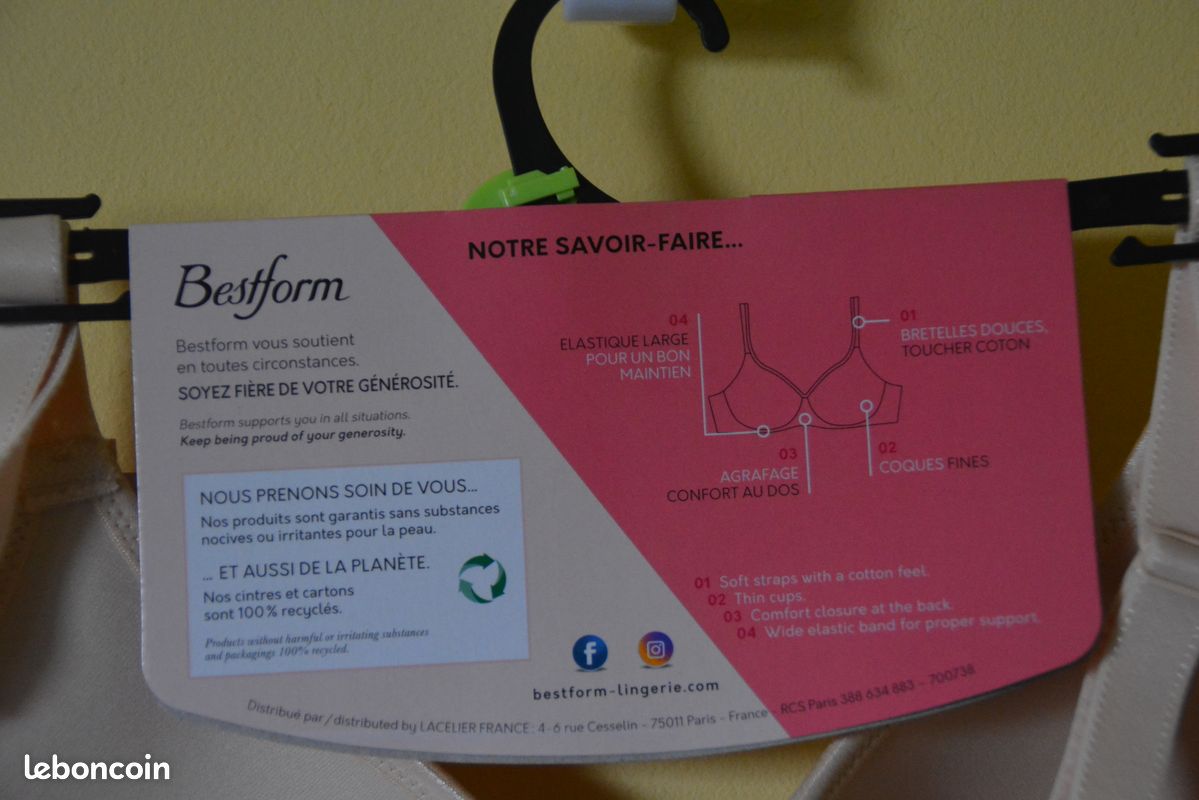 Soutien gorge 100 C S/A Bestform (image 11)