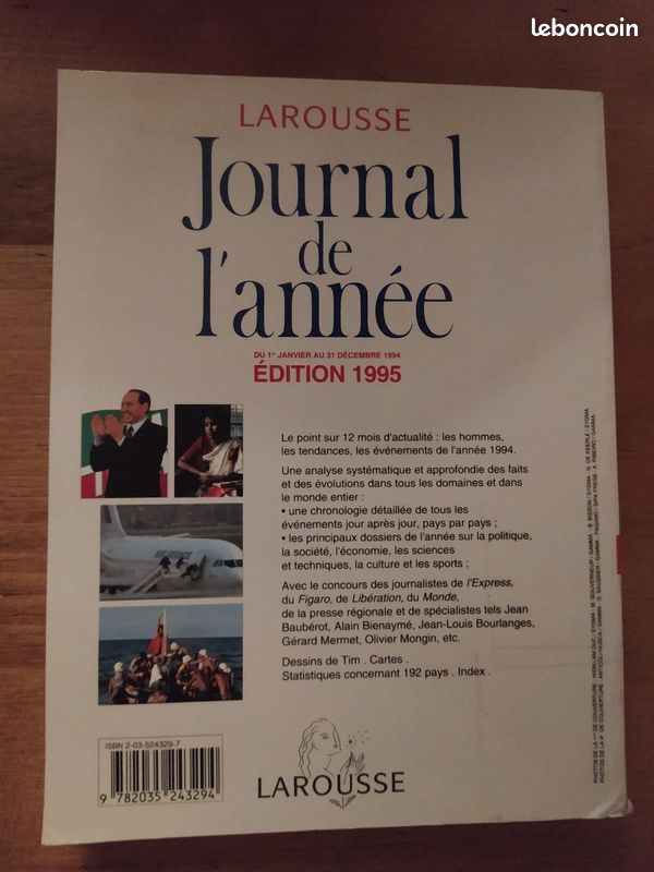 Livre Journal de l'Année 1994 (image 3)