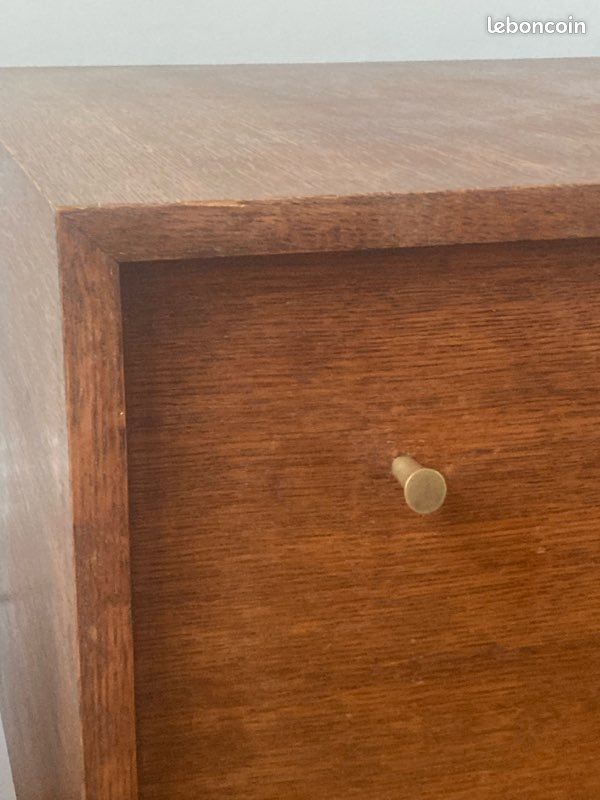 Mid-century Commode Design Vintage Bois Scandinave (Bar) (image 8)