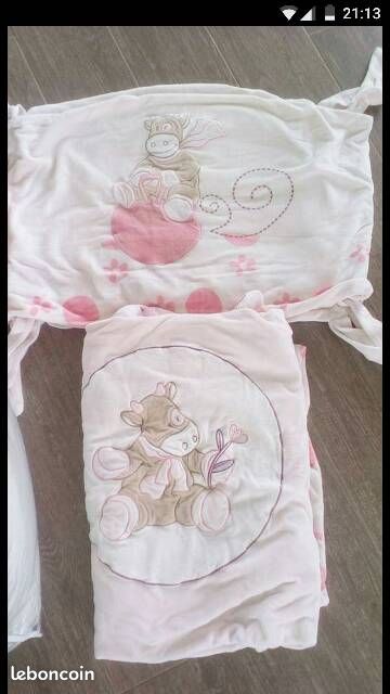Tour de lit noukies fille et couette bébé (image 1)