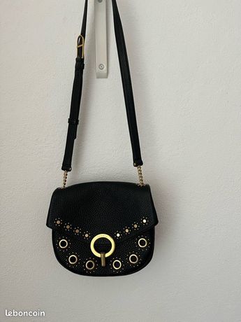 Crossbody Bag Sac Sandro Pepita Noir Sac Sandro Accessoires