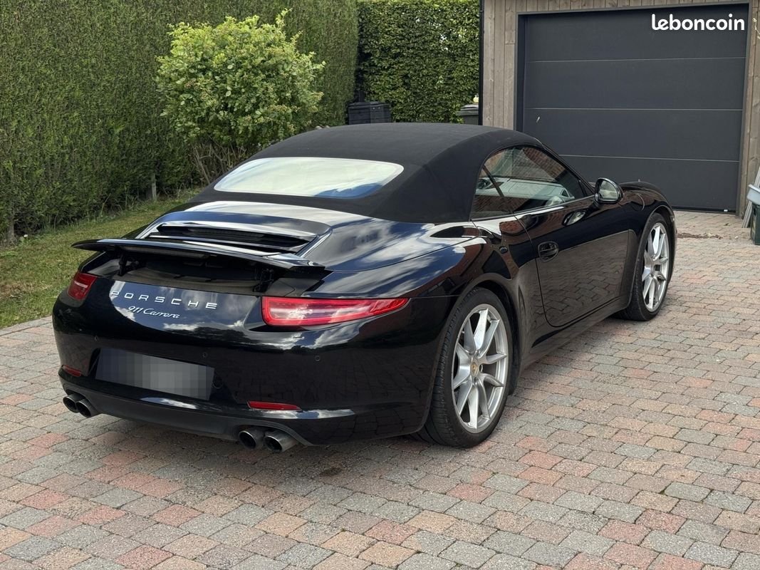 PORSCHE 911 991.1 Carrera Cabriolet - Immat FR - Chrono - Sport & Sport Plus - Suivi Porsche - Echappement Sport (image 4)