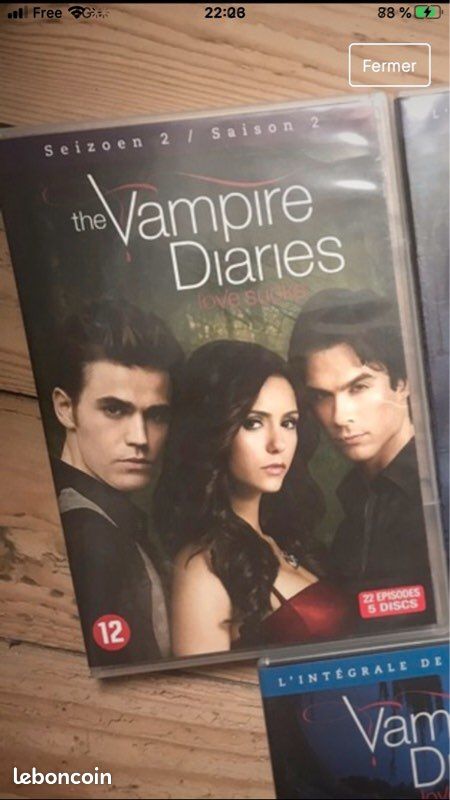 Dvd saison 2 the vampire diaries (image 1)