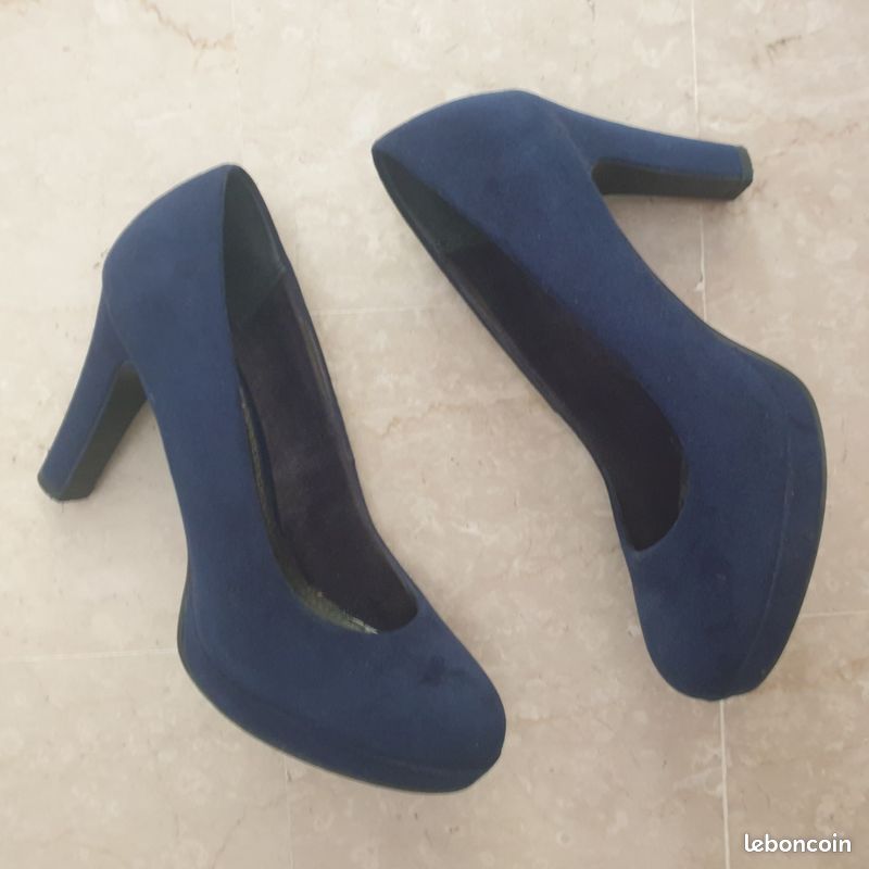 Escarpins bleu marine (image 2)