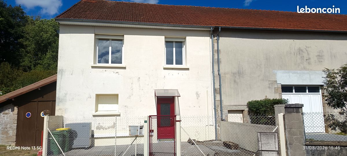 Maison 3 pièces 84 m² · à La Jonchère-Saint-Maurice · 84 m² · 754 €/mois