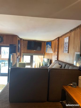 Grand studio atypique esprit cabane Avoriaz 35m²+mezzanine 7m²/ cellier et casier à skis/ Immeuble SEQUOIA 2/ idéal famille avec jeunes enfants