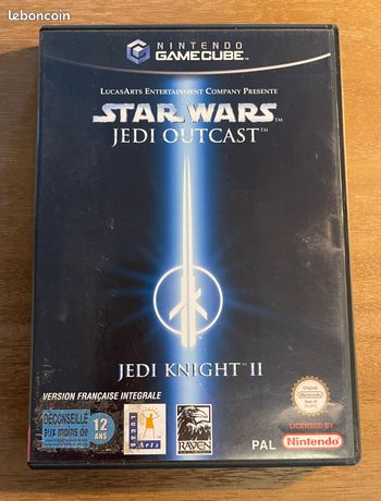 Star Wars Jedi Knight II Outcast PAL Français Complet Bon état