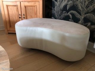 Ensemble salon cuir avec table basse bois (image 5)