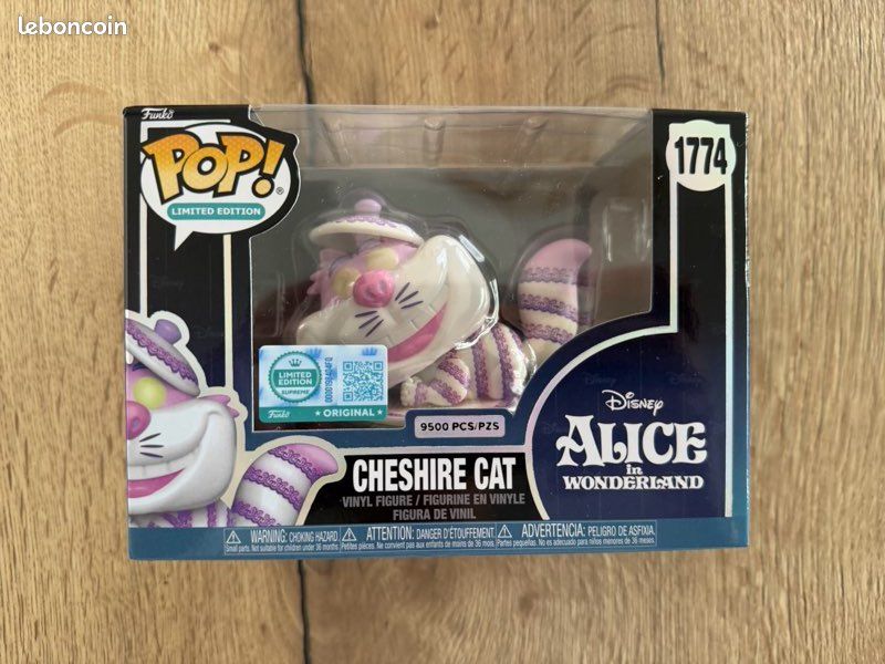 đž 2. Funko POP Disney Alice au pays des merveilles #1774 â Cheshire Cat (image 1)