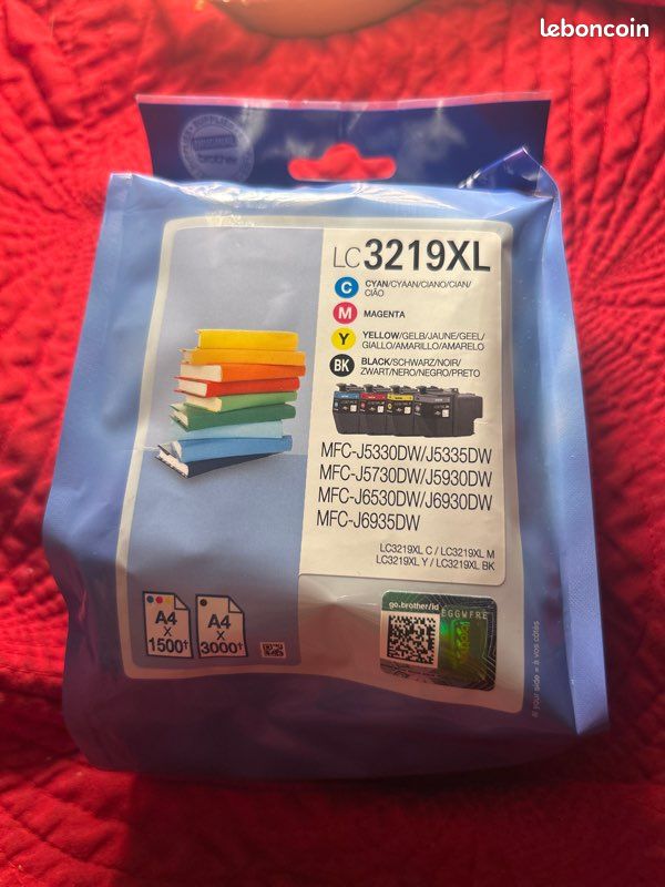 Pack cartouche brother lc3219xl neuf (image 1)