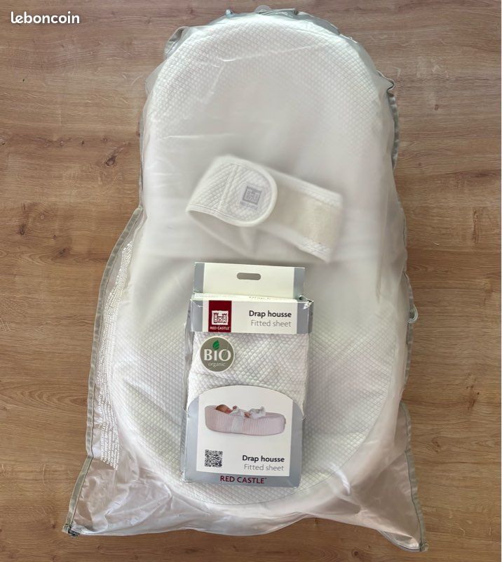 Cocoonababy Red Castle + 2eme drap housse blanc (image 3)