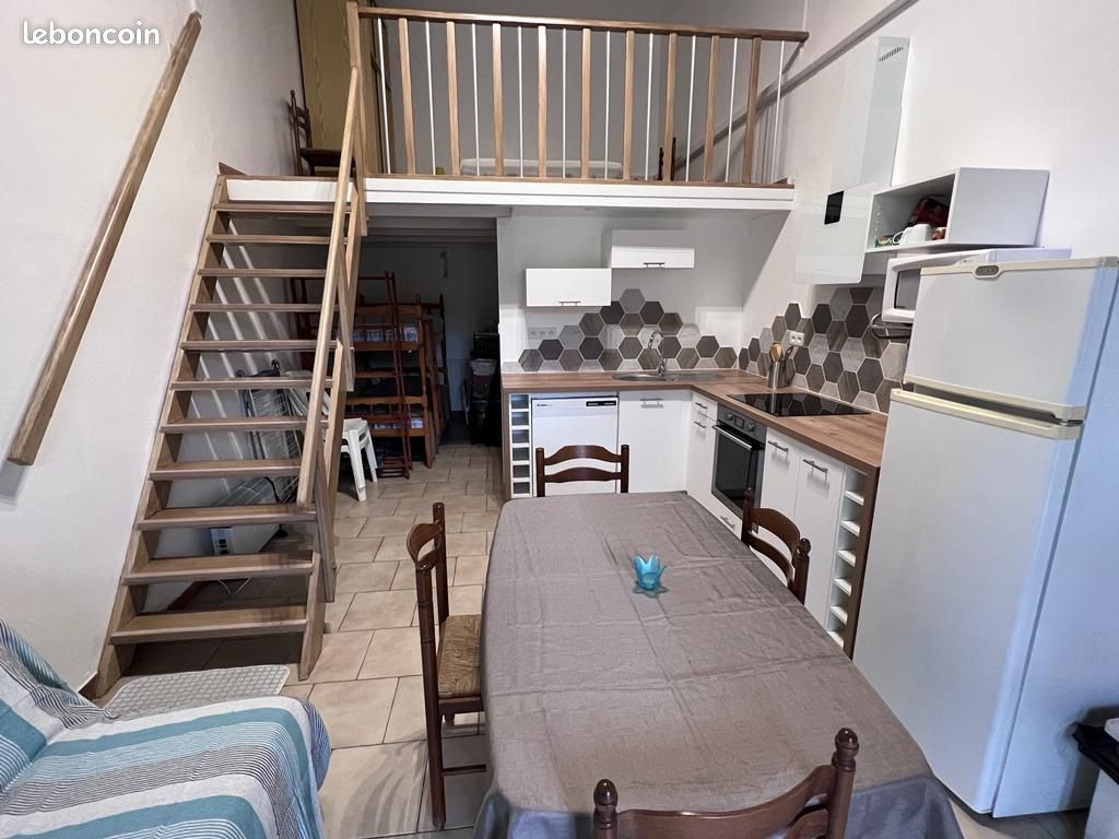 Location saisonnière studio - mezzanine - Sagone 2a (image 3)