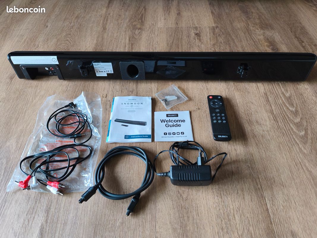Barre de son 120 W Majority Snowdon bluetooth caisson de basse intégré (image 4)