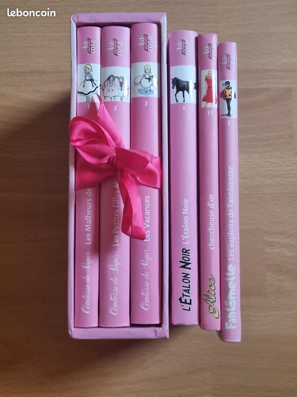 Vends livres bibliothèque rose (image 1)
