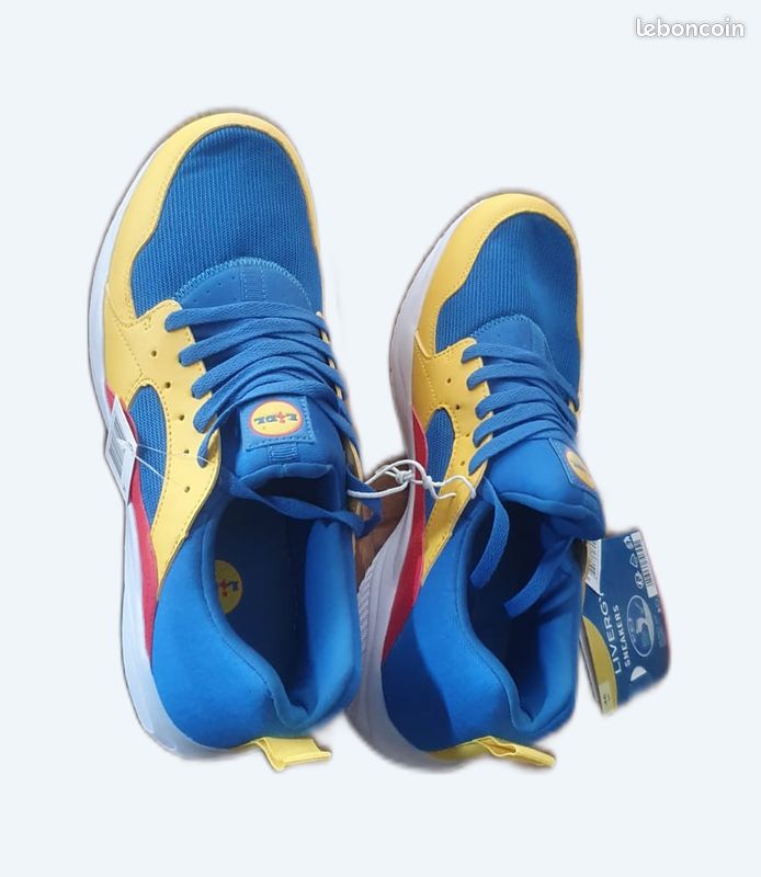 Baskets Lidl édition Limitée Taille 46 - Neuves Sans Emballage, Multicolores