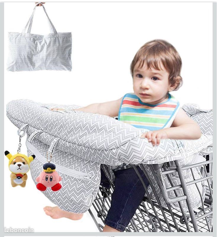 Housse enfant pour chariot de course type Caddie Équipement bébé