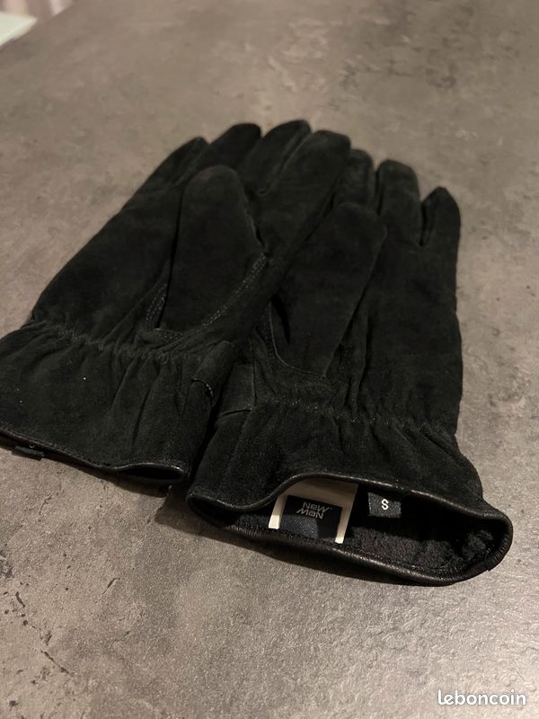 Gants New Man – Homme (Taille S, Noir, Neufs) (image 3)