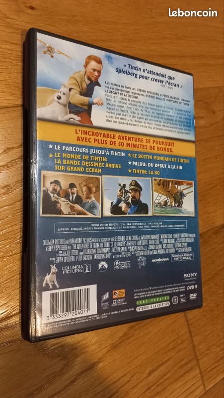DVD Les aventures de Tintin - Le secret de la licorne (image 2)