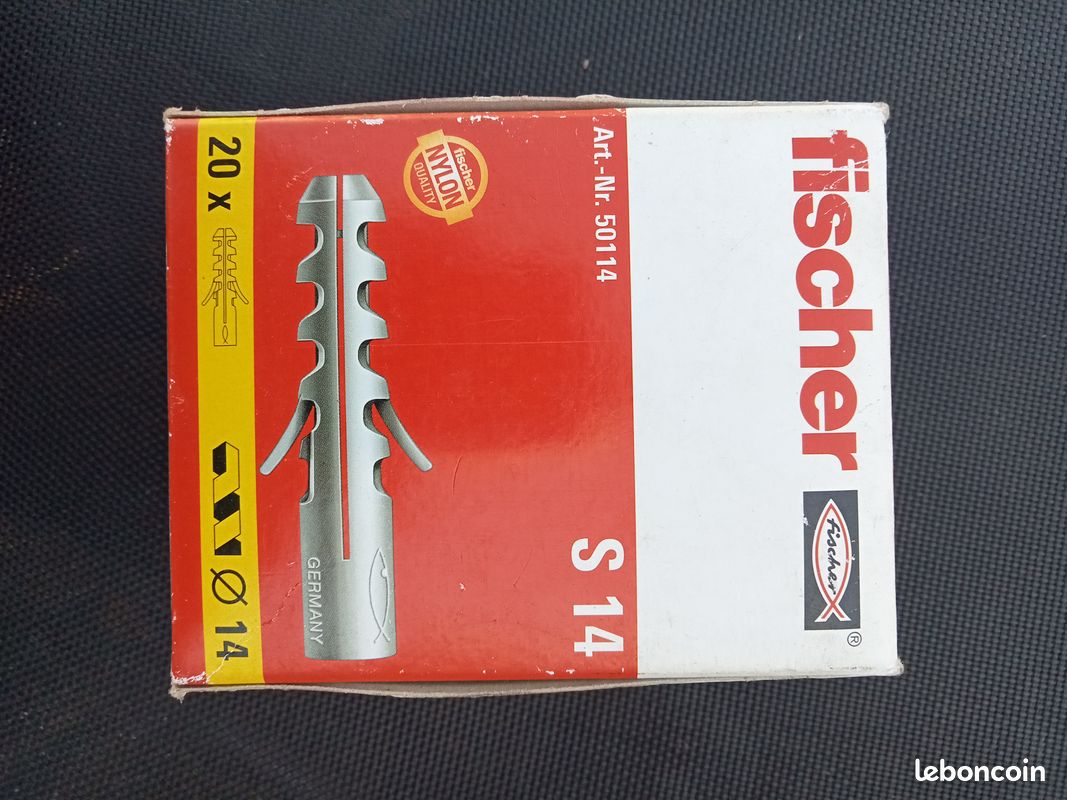 Boîte de 18 chevilles Fischer s14 (image 1)