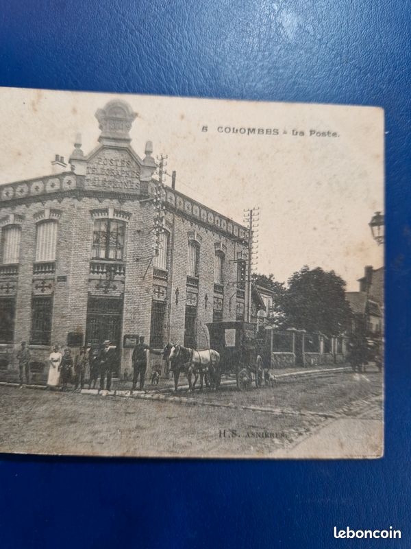 Carte Postale Ancienne COLOMBES 92 - Place Du Marché - Années 1900